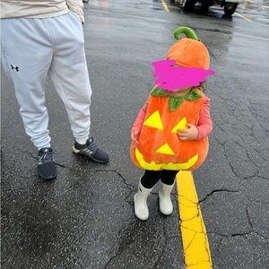 Pottery Barn Kids pumpkin costume